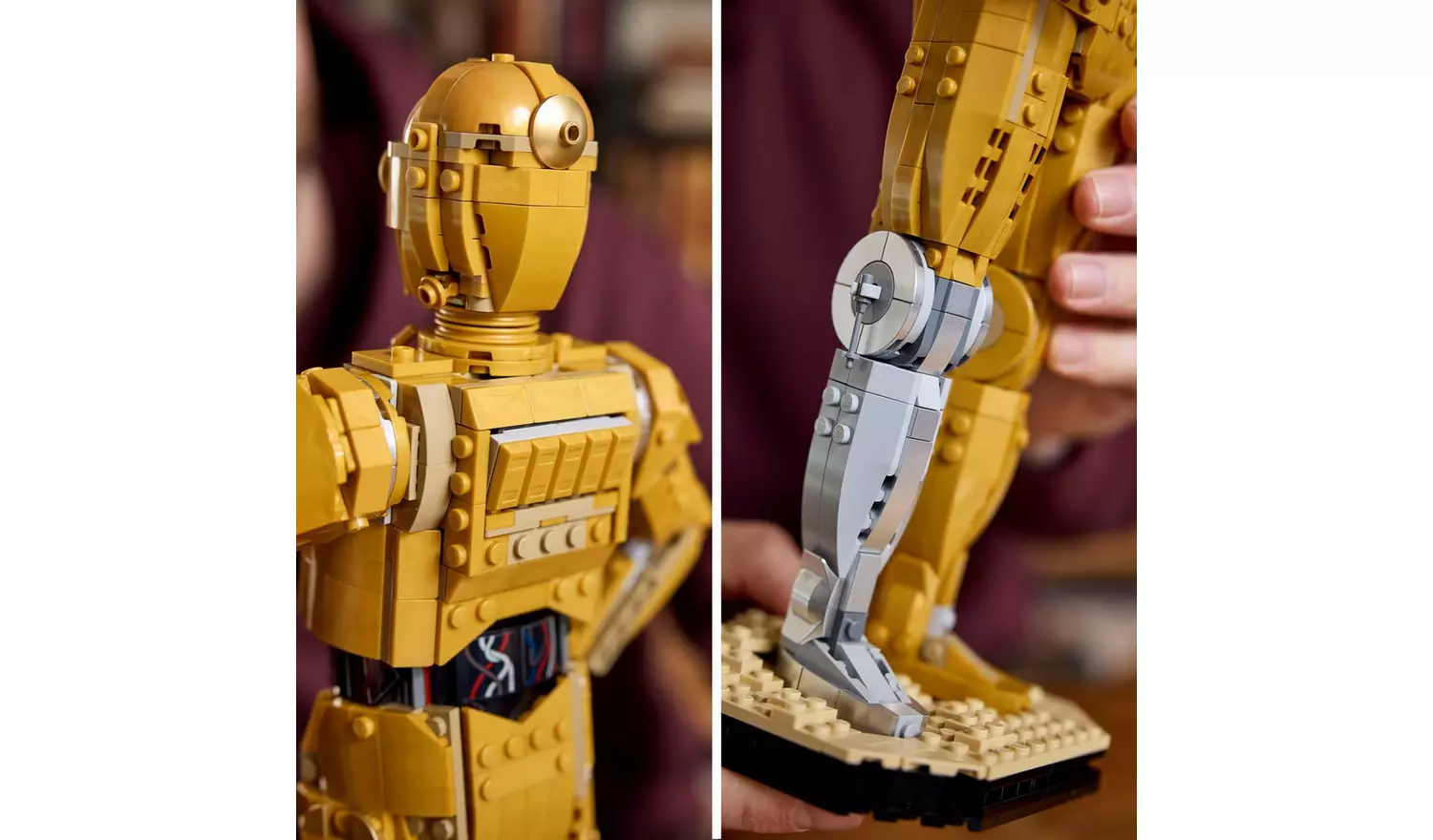 LEGO Star Wars C-3PO Character, Figure Set for Adults 75398