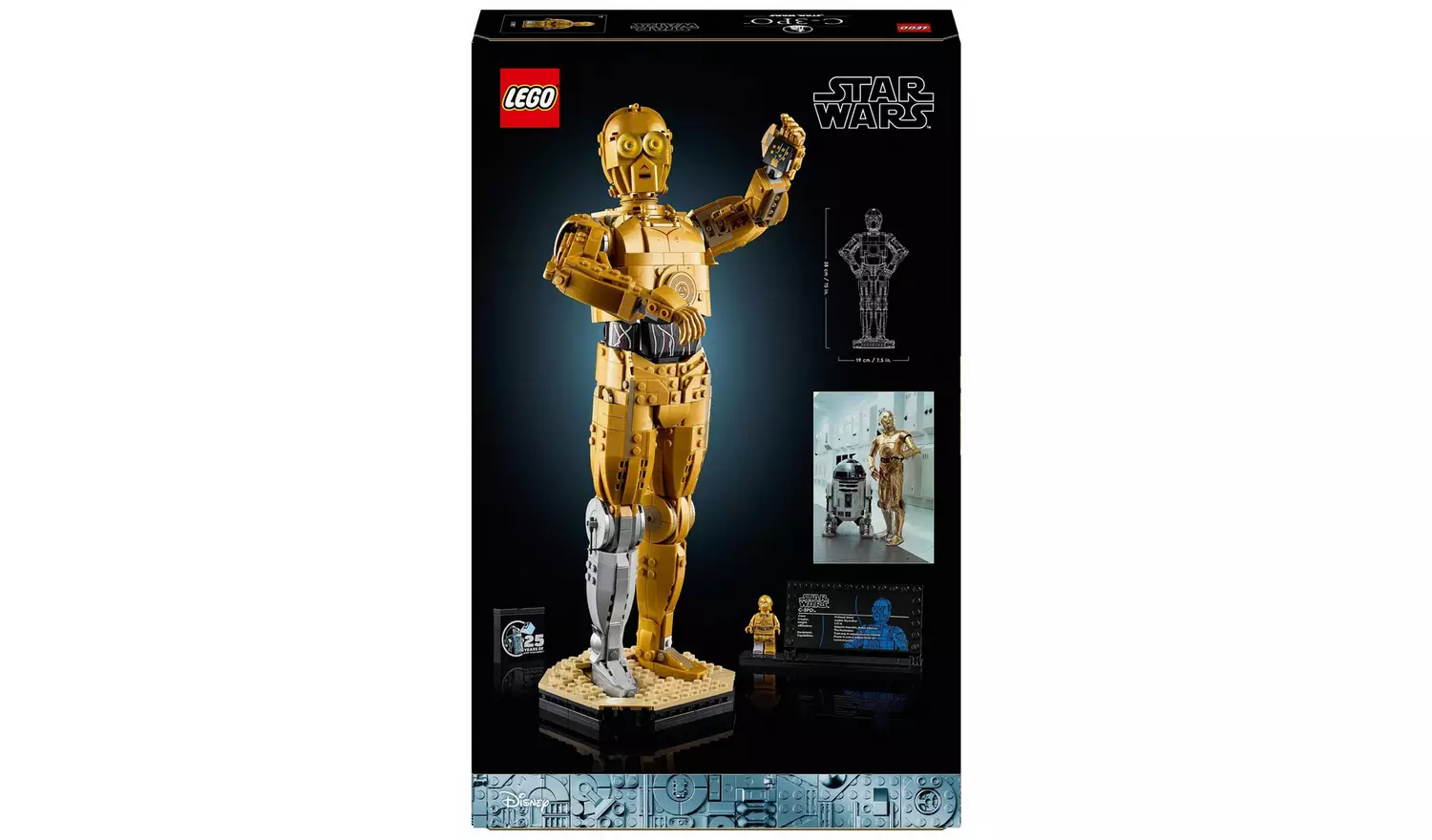 LEGO Star Wars C-3PO Character, Figure Set for Adults 75398
