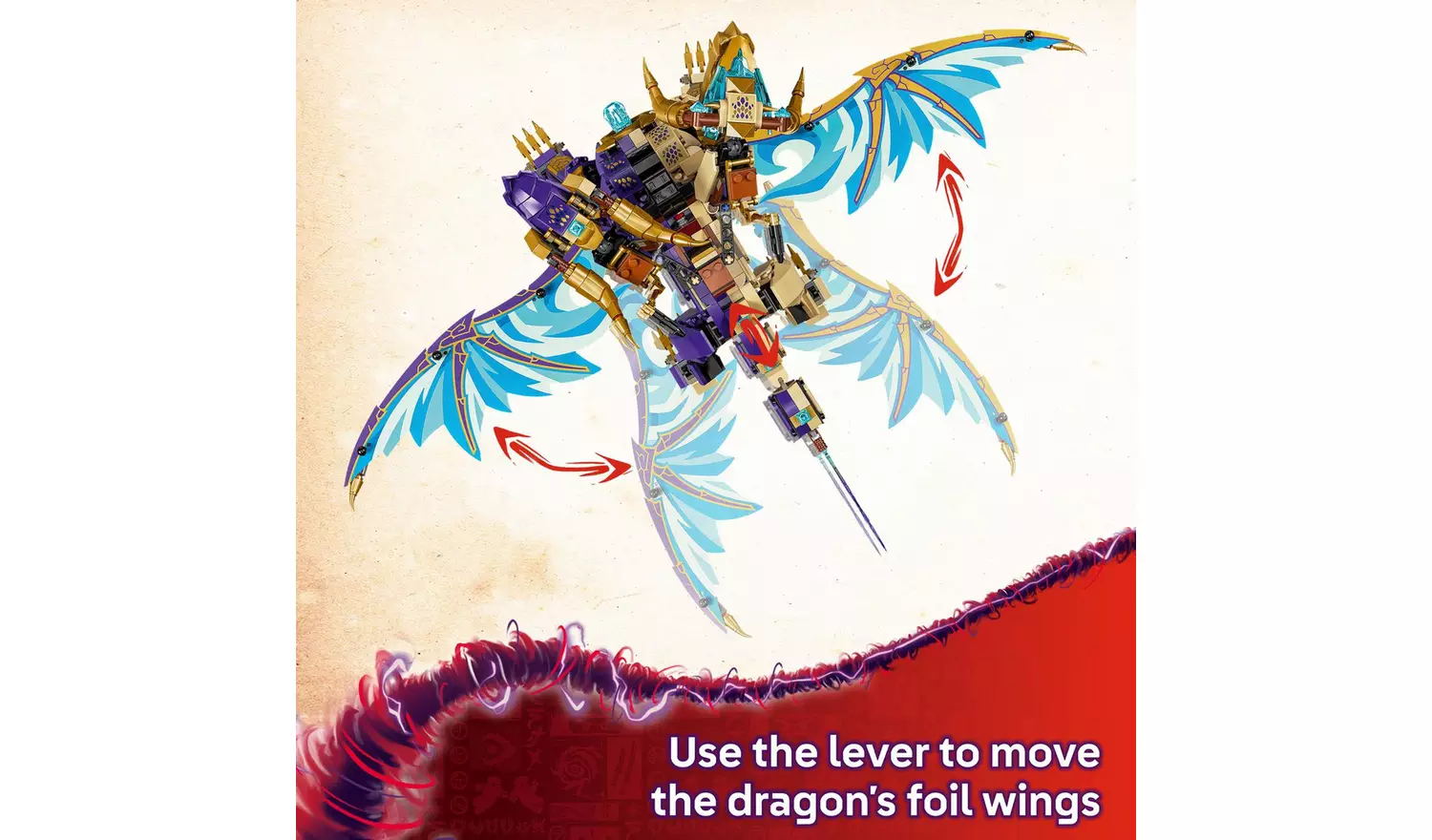 LEGO NINJAGO Arc Dragon of Focus Ninja Building Toy 71836