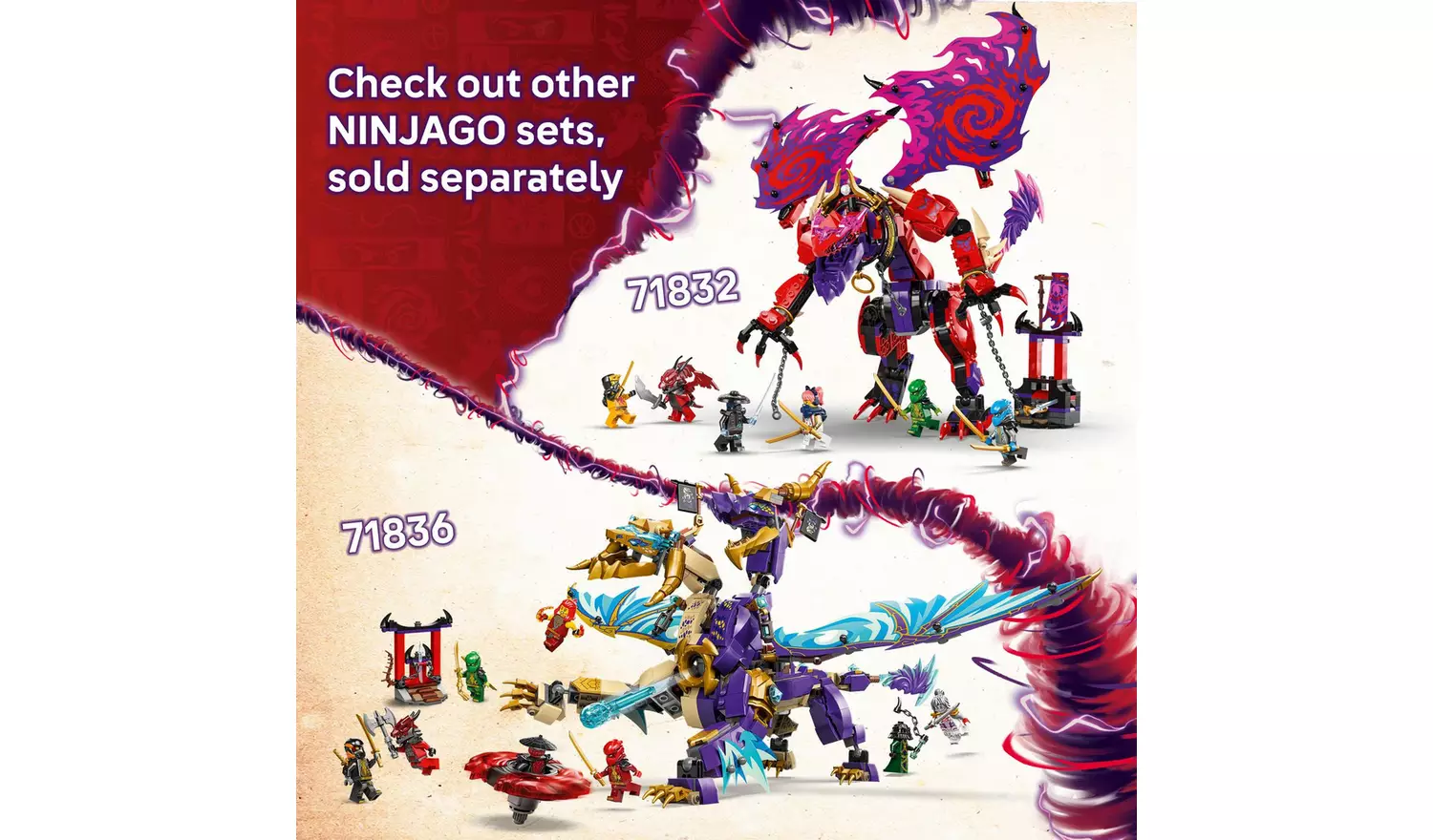 LEGO NINJAGO Arc Dragon of Focus Ninja Building Toy 71836