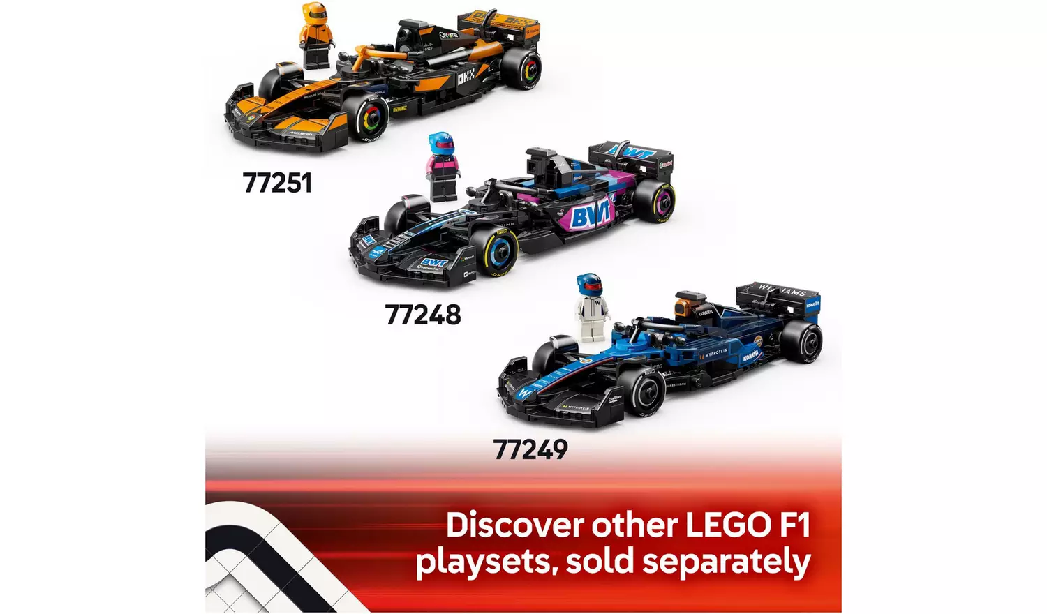 LEGO Speed Champions BWT Alpine F1 Team A524 Race Car 77248