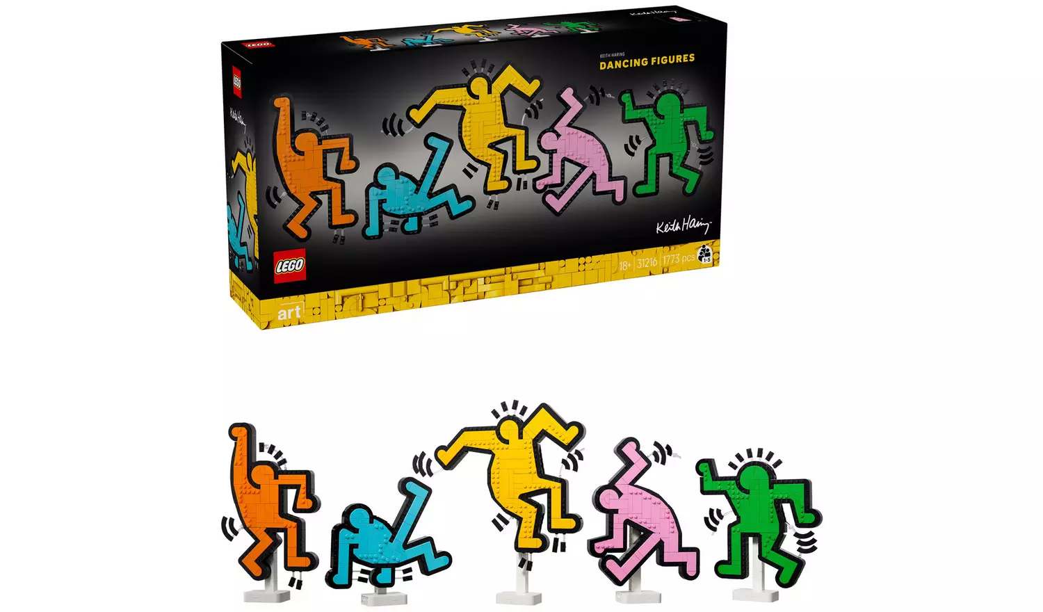LEGO ART Keith Haring – Dancing Figures Room Decor 31216