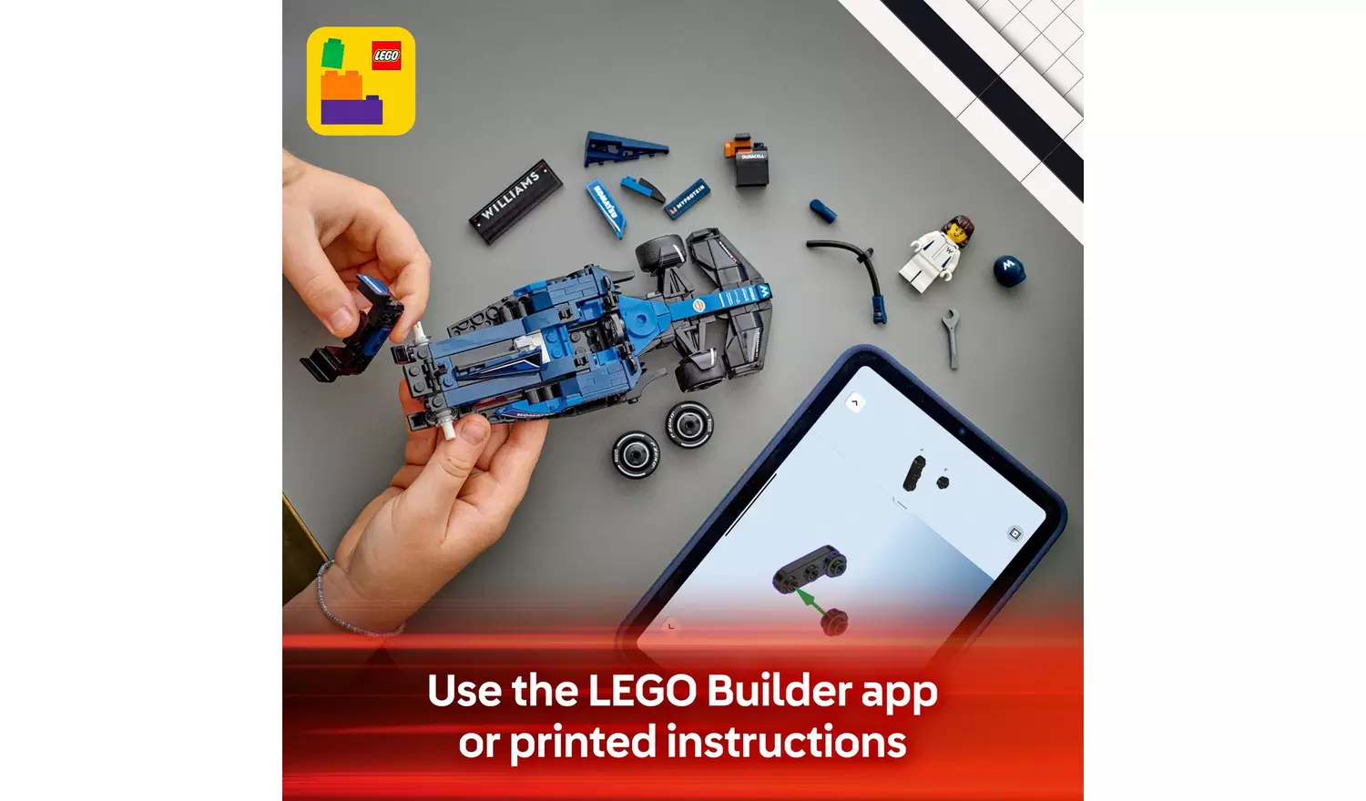 LEGO Speed Champions Williams Racing FW46 F1 Race Car 77249