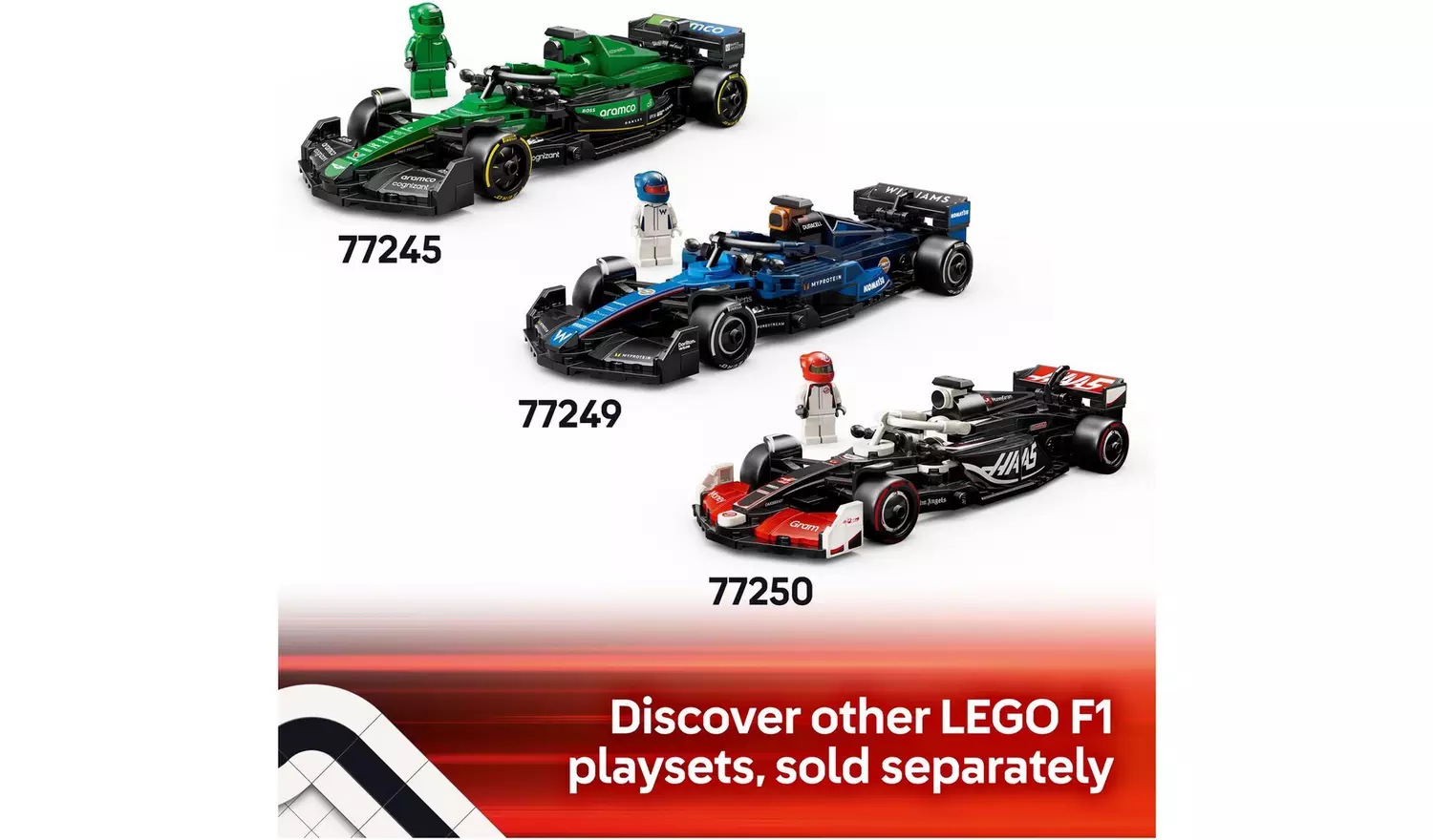 LEGO Speed Champions Williams Racing FW46 F1 Race Car 77249