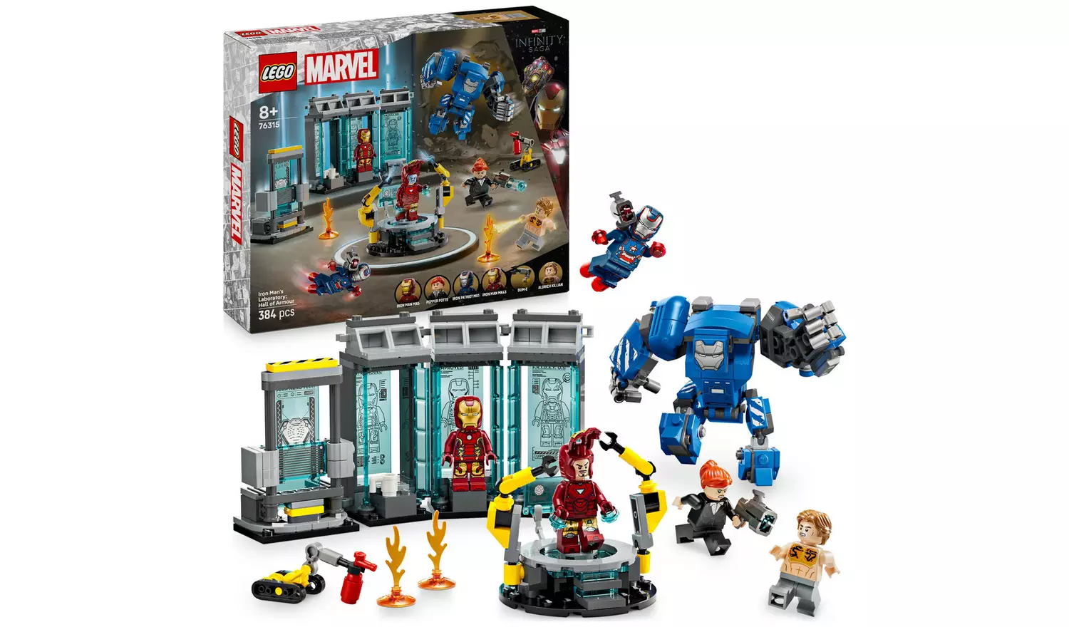 LEGO Marvel Iron Man's Laboratory: Hall of Armour Set 76315
