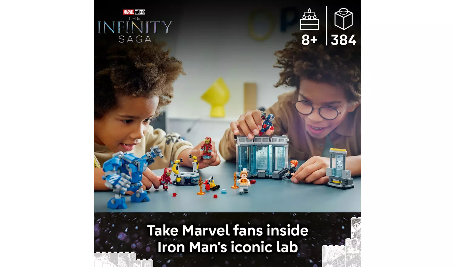 LEGO Marvel Iron Man's Laboratory: Hall of Armour Set 76315