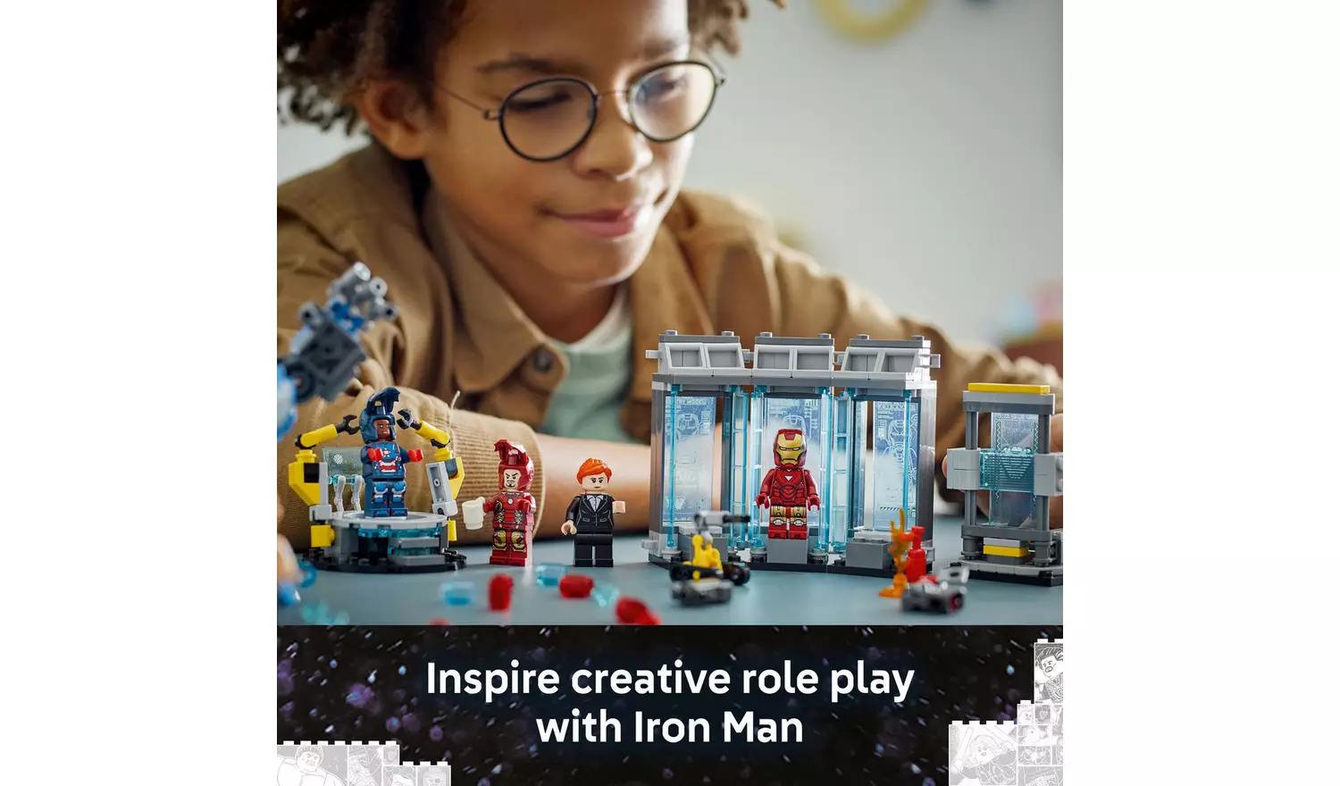 LEGO Marvel Iron Man's Laboratory: Hall of Armour Set 76315