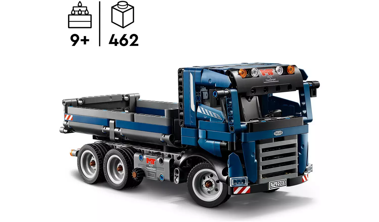 LEGO Technic Tipping Dump Truck Construction Toy Set 42203