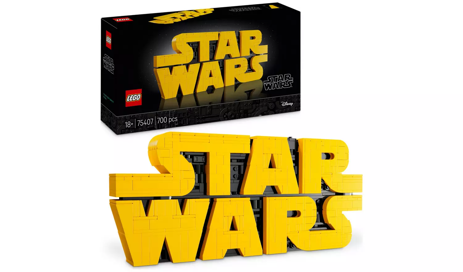LEGO Star Wars Brick-Built Star Wars Logo Sign Set 75407