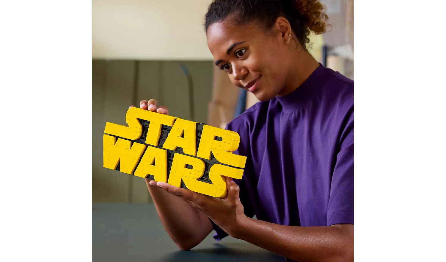 LEGO Star Wars Brick-Built Star Wars Logo Sign Set 75407