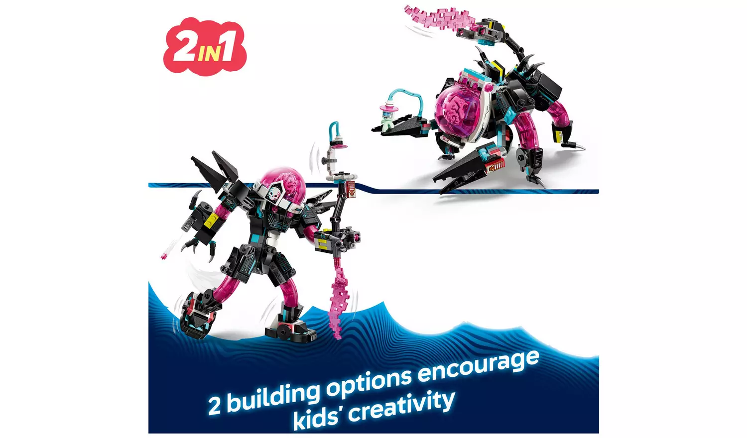 LEGO DREAMZzz 2in1 Mateo vs. Cyber Brain Mech Toy 71495