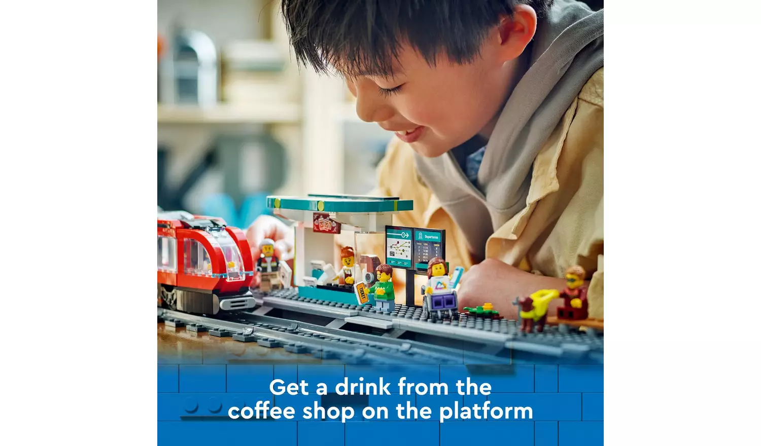 LEGO City Downtown Tram and Station Toy Set 60423