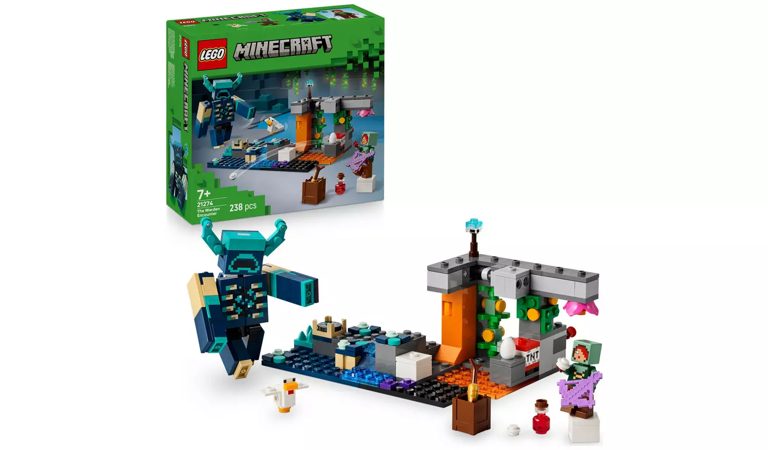 LEGO Minecraft The Warden Encounter Interactive Toy 21274