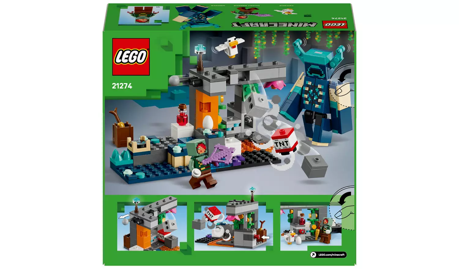 LEGO Minecraft The Warden Encounter Interactive Toy 21274