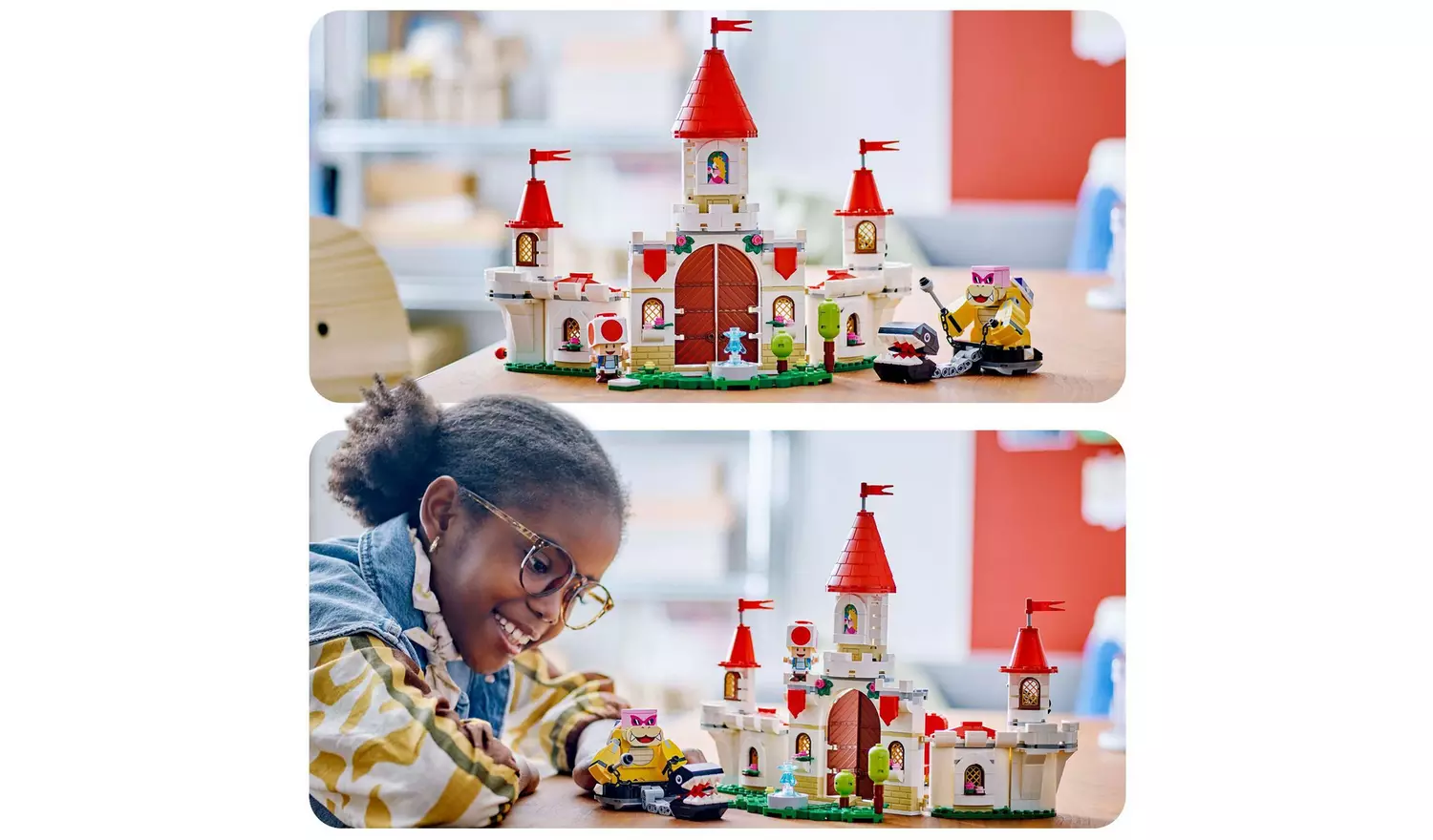 LEGO Super Mario Battle with Roy at Peach's Castle 71435