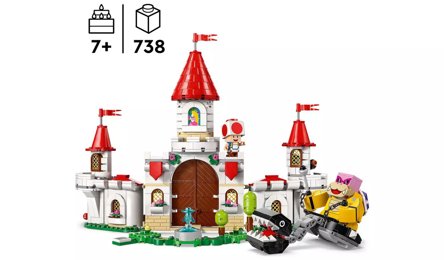 LEGO Super Mario Battle with Roy at Peach's Castle 71435