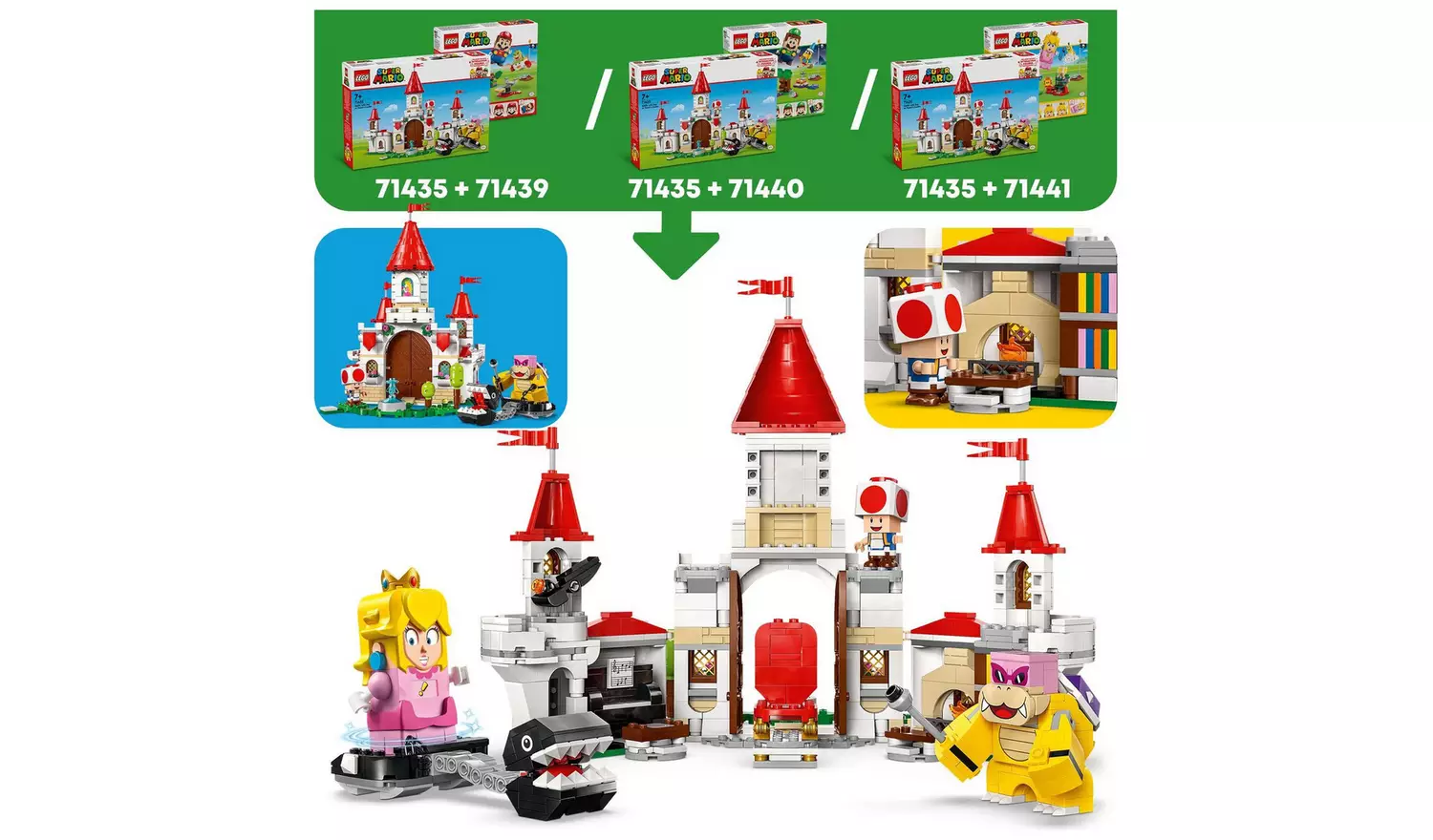 LEGO Super Mario Battle with Roy at Peach's Castle 71435