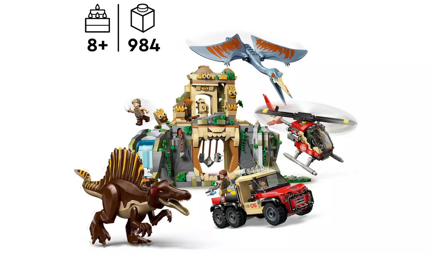 LEGO Jurassic World Spinosaurus & Quetzalcoatlus 76976