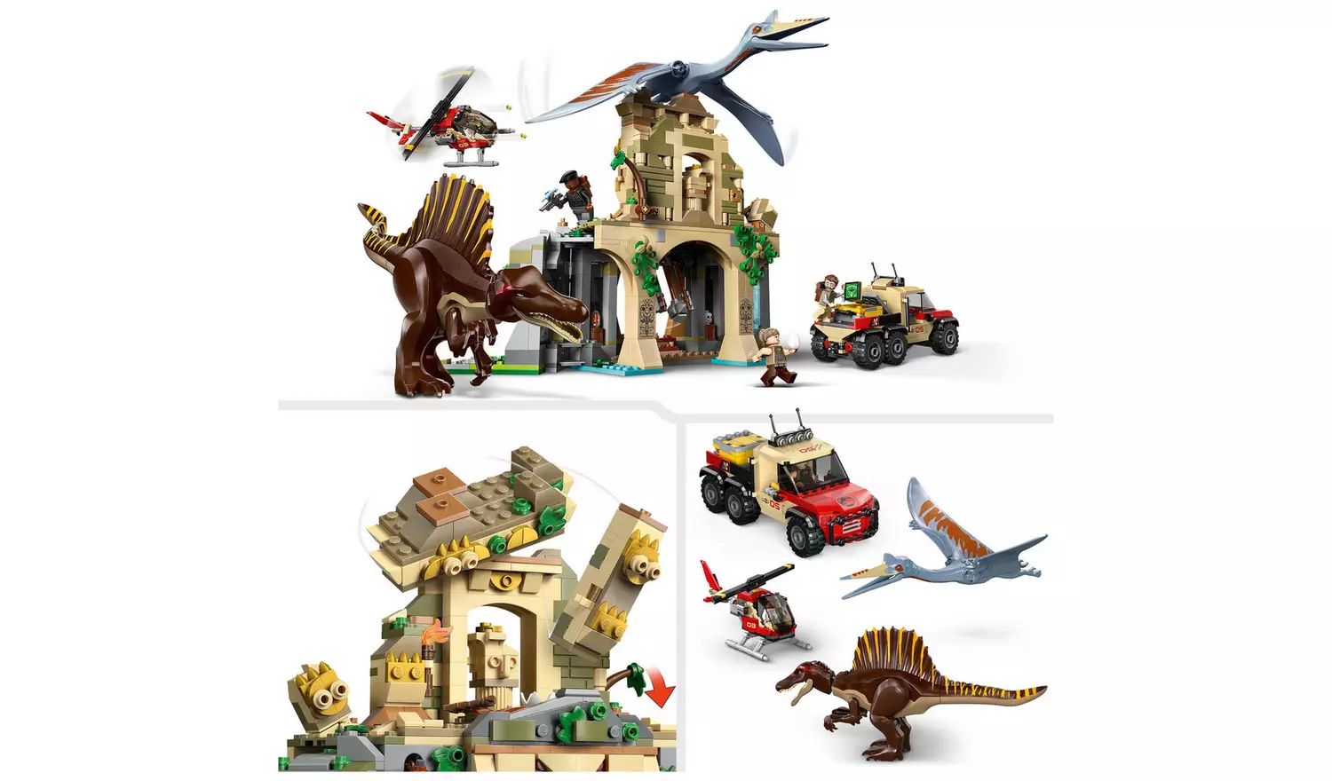 LEGO Jurassic World Spinosaurus & Quetzalcoatlus 76976