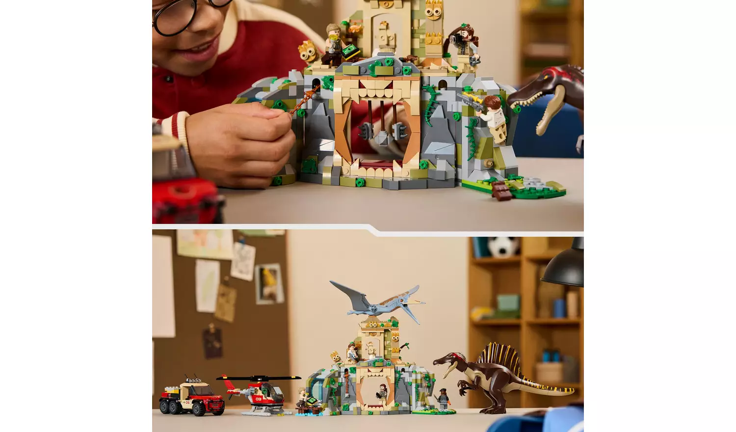 LEGO Jurassic World Spinosaurus & Quetzalcoatlus 76976