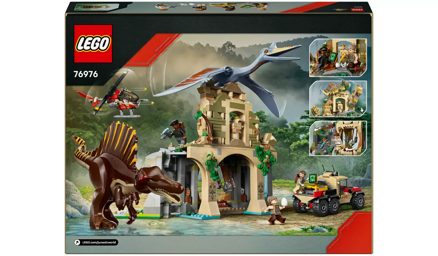 LEGO Jurassic World Spinosaurus & Quetzalcoatlus 76976
