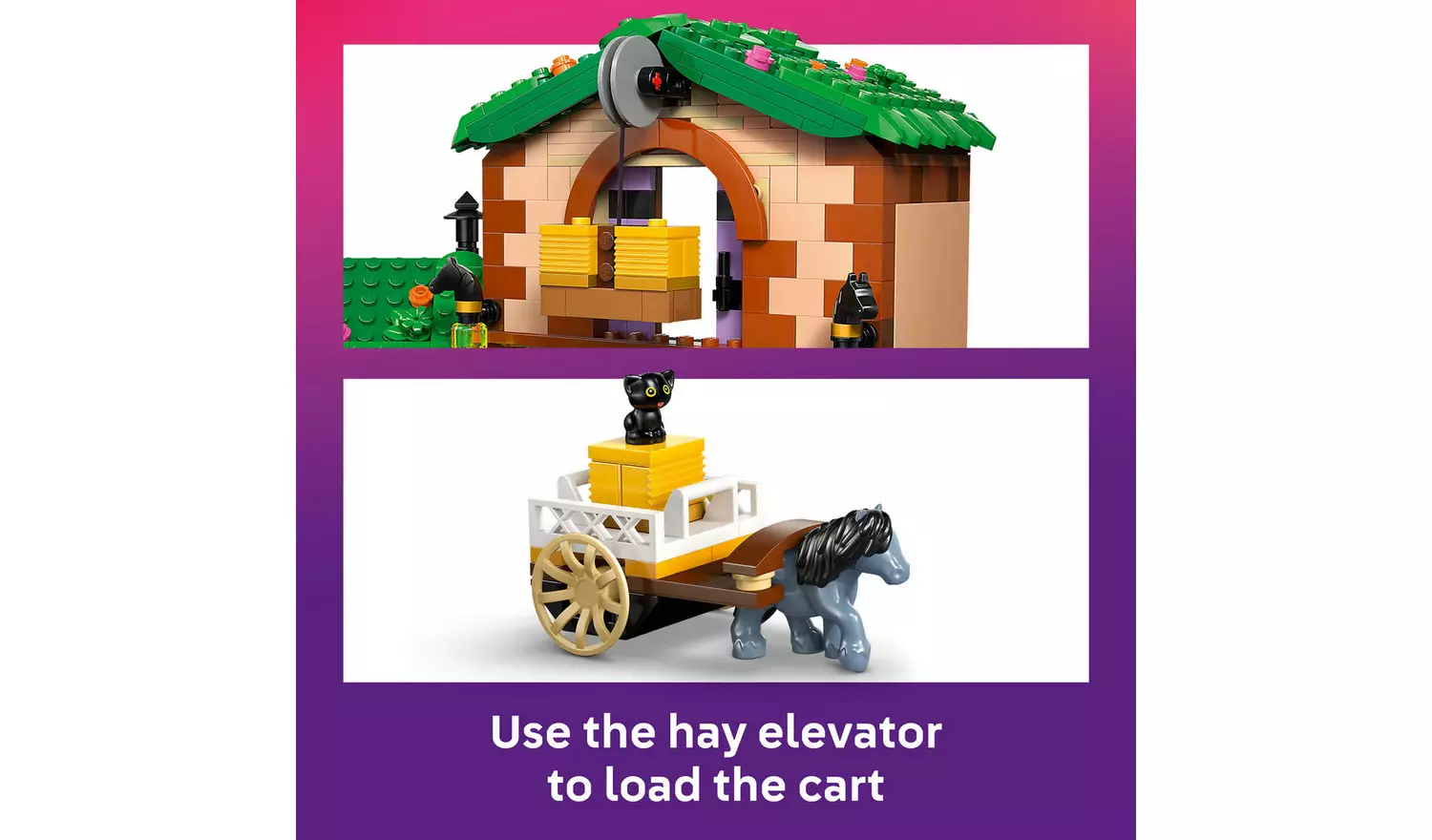 LEGO Friends Pony Ranch & Stable Set with Toy Horses 42654