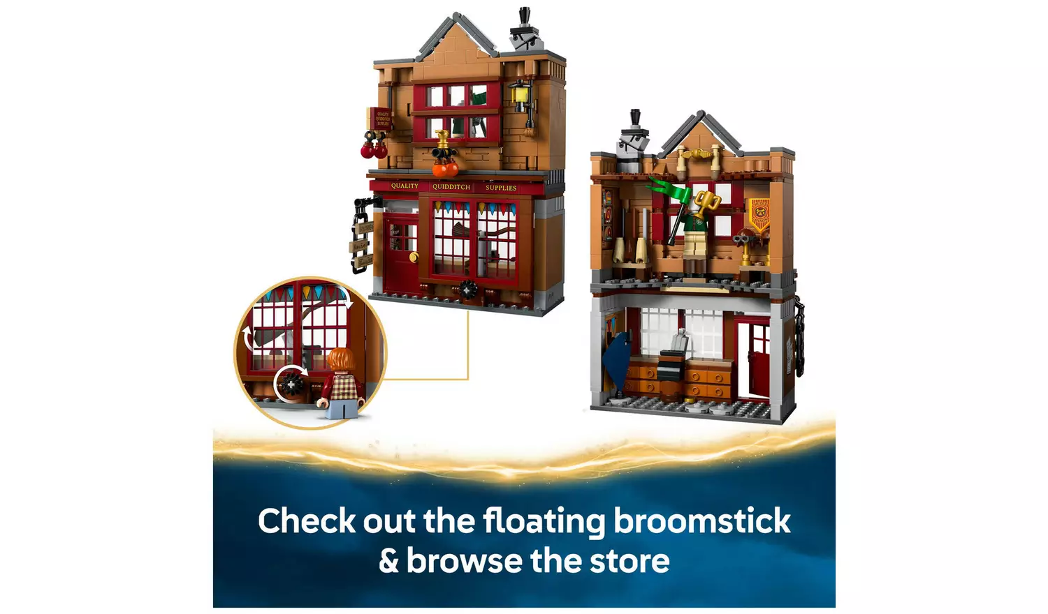 LEGO Harry Potter Quidditch Supplies & Ice Cream Shop 76452