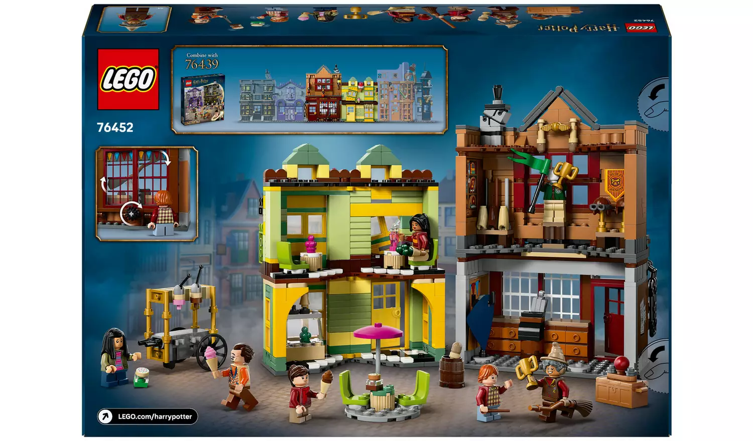 LEGO Harry Potter Quidditch Supplies & Ice Cream Shop 76452