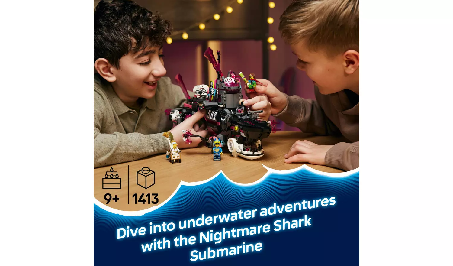 LEGO DREAMZzz 2in1 Nightmare Shark Submarine Toy 71500