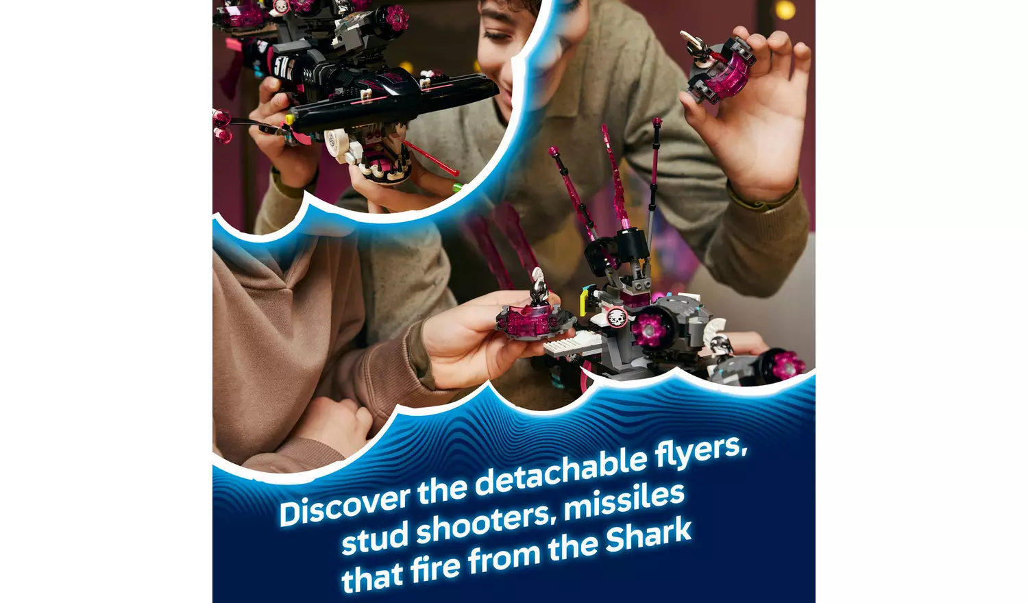 LEGO DREAMZzz 2in1 Nightmare Shark Submarine Toy 71500