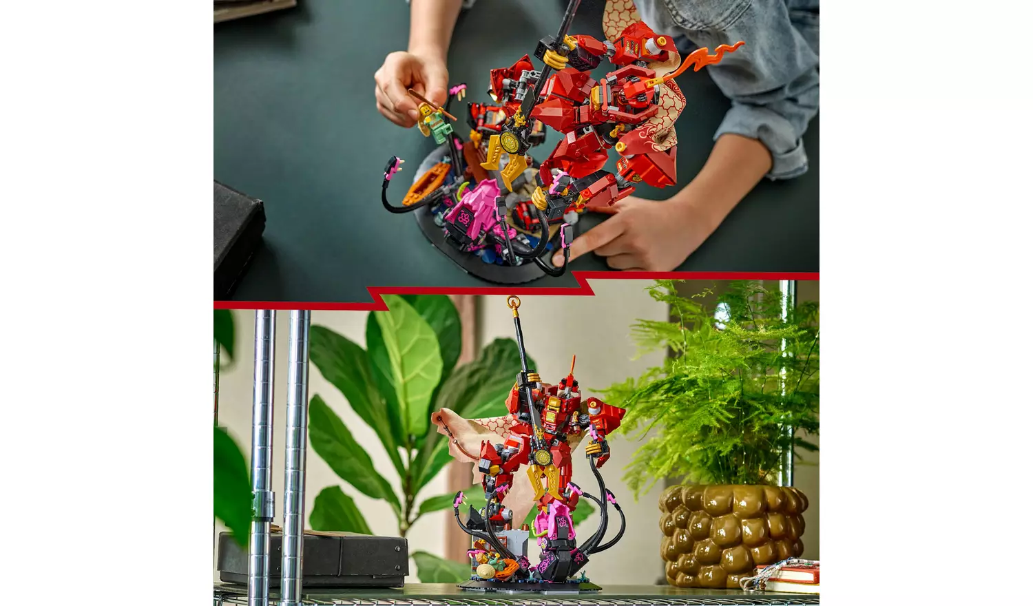 LEGO NINJAGO The Fire Knight Mech Toy Building Set 71846