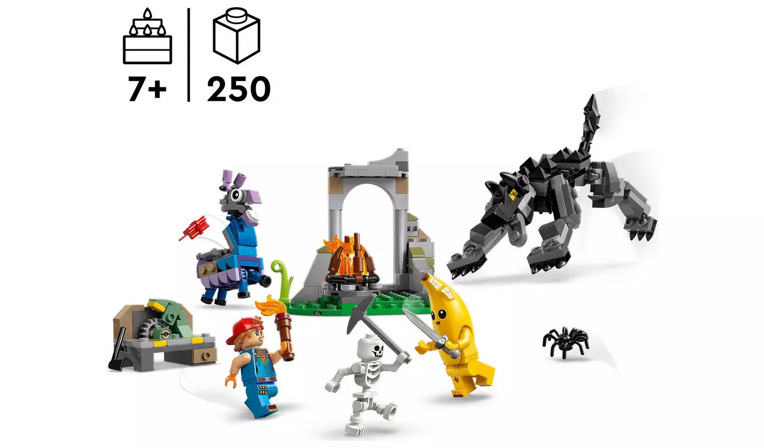 LEGO Fortnite Peely & Sparkplug's Camp, Gaming Toy 77075