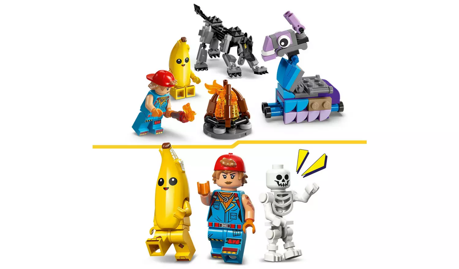 LEGO Fortnite Peely & Sparkplug's Camp, Gaming Toy 77075