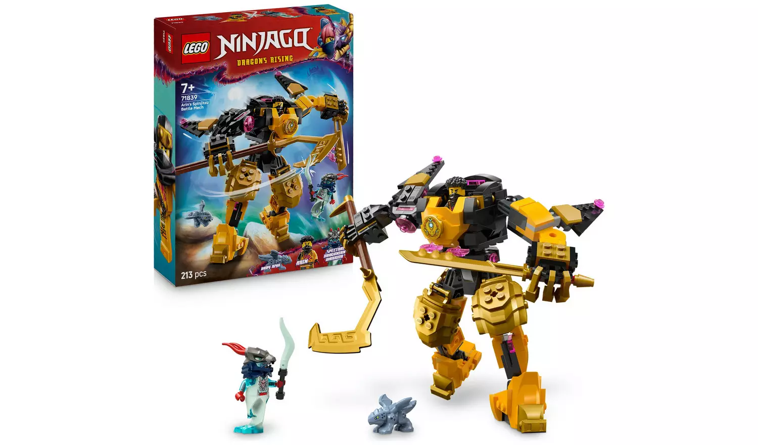 LEGO NINJAGO Arin's Spinjitzu Battle Mech Toy Set 71839