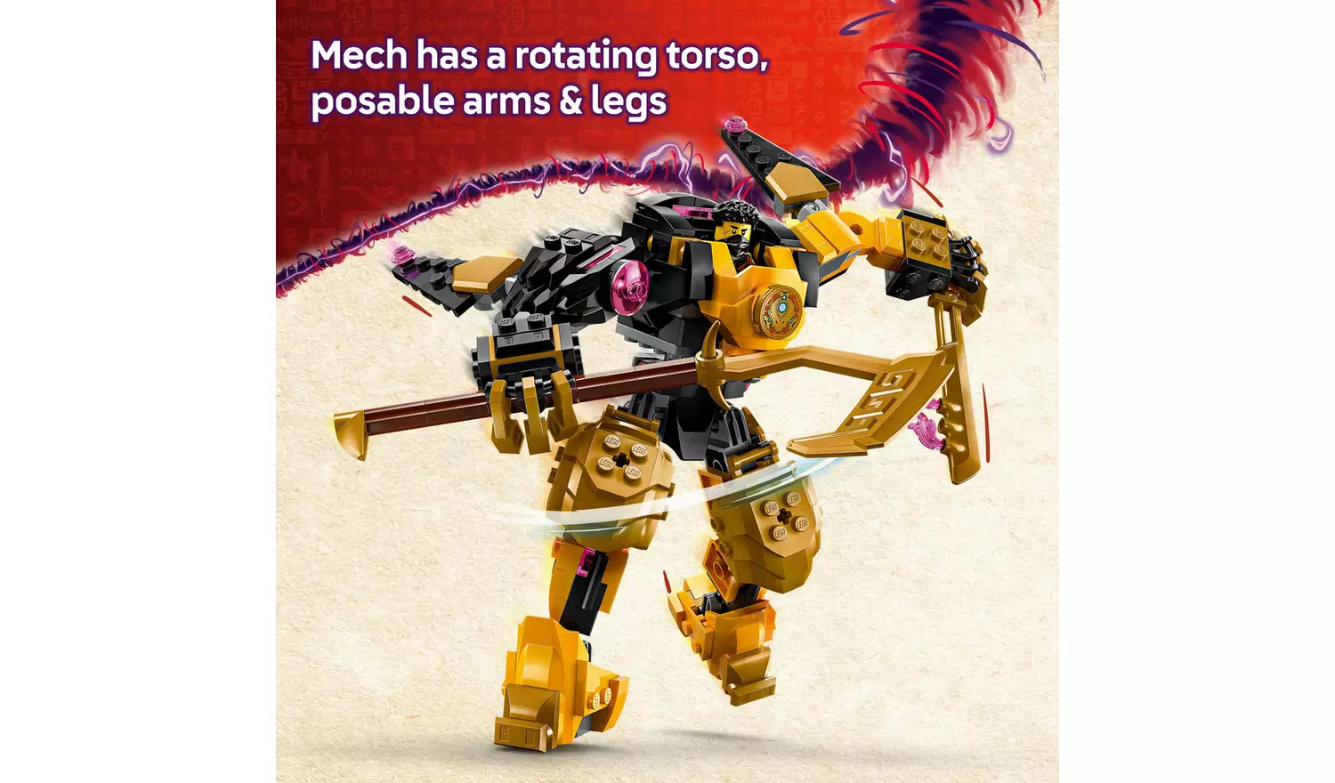 LEGO NINJAGO Arin's Spinjitzu Battle Mech Toy Set 71839