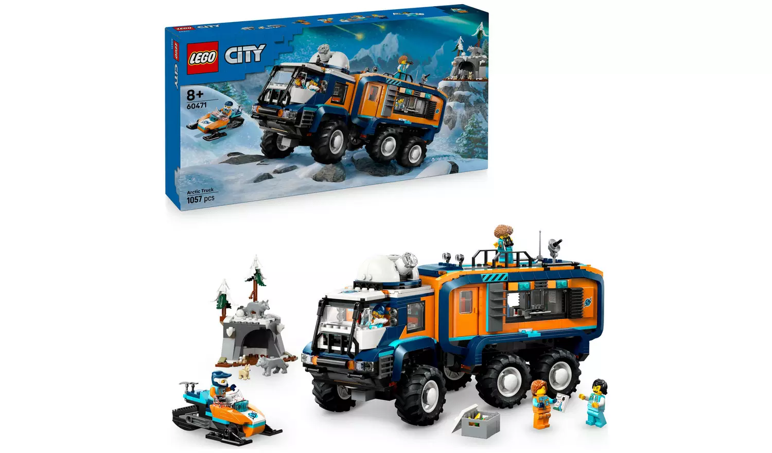 LEGO City Arctic Explorer Science Lab Truck Toy Set 60471