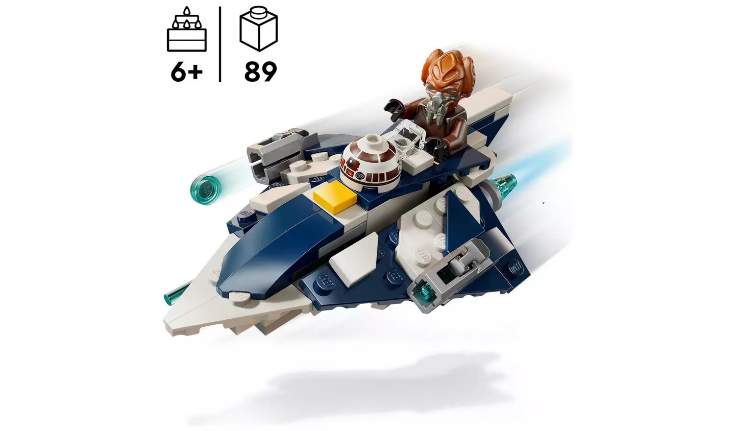 LEGO Star Wars Plo Koon Jedi Starfighter Microfighter 75400