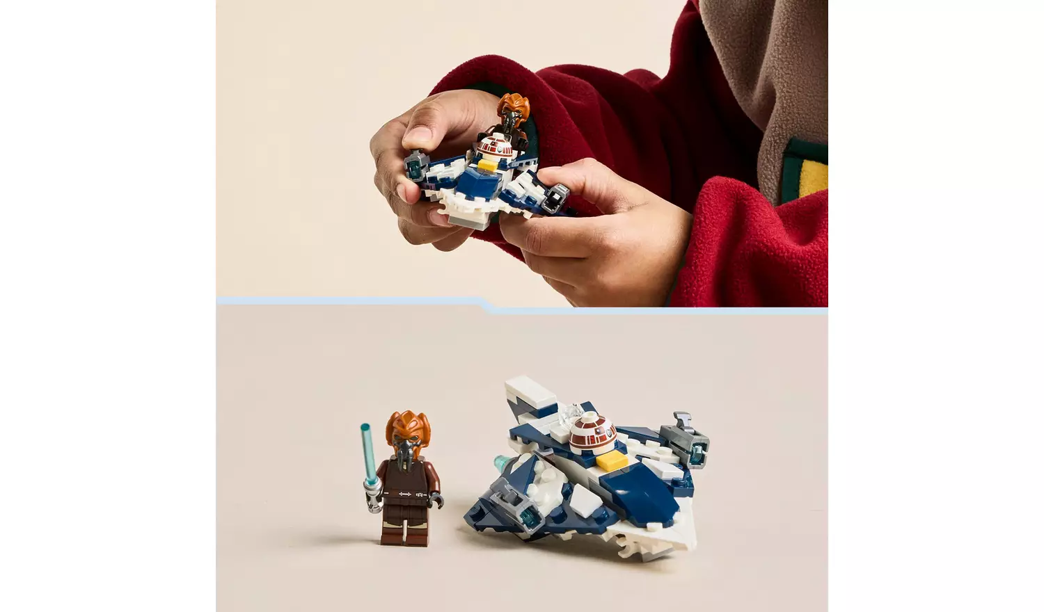 LEGO Star Wars Plo Koon Jedi Starfighter Microfighter 75400