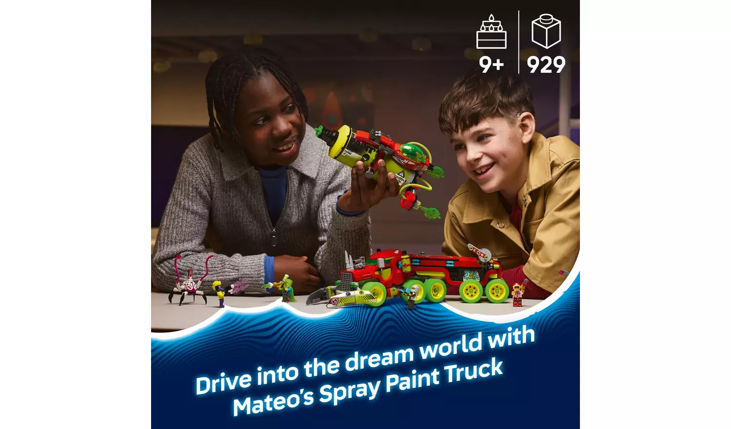 LEGO DREAMZzz 2in1 Mateo's Spray Paint Truck Toy Set 71499