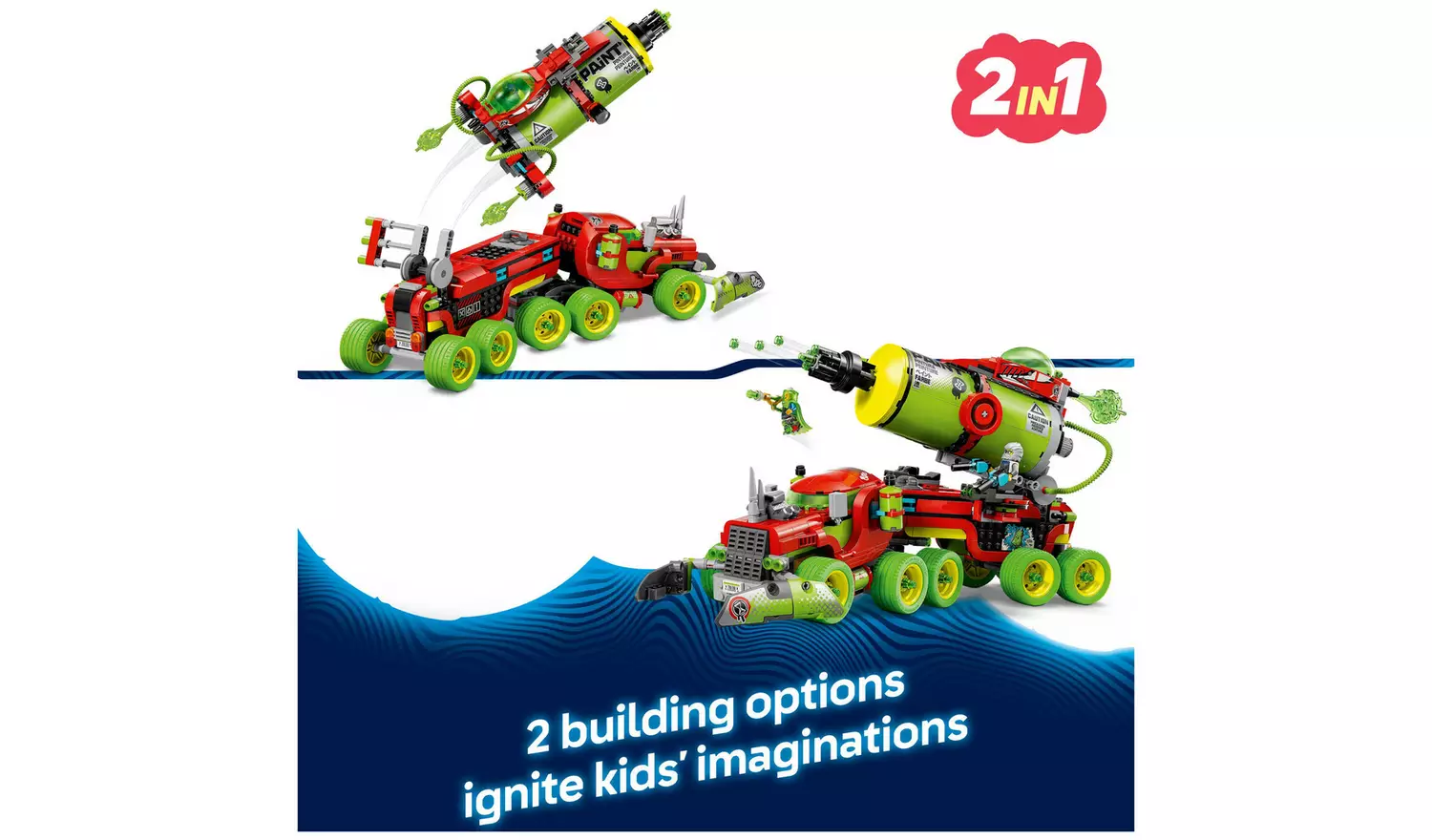 LEGO DREAMZzz 2in1 Mateo's Spray Paint Truck Toy Set 71499