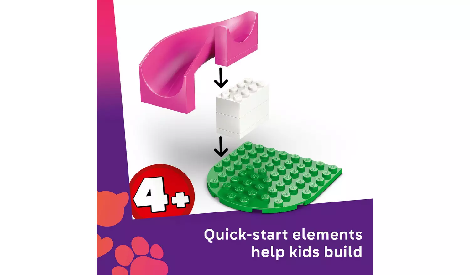 LEGO Friends Puppy Playground Toy with Pet Dog Figures 42665