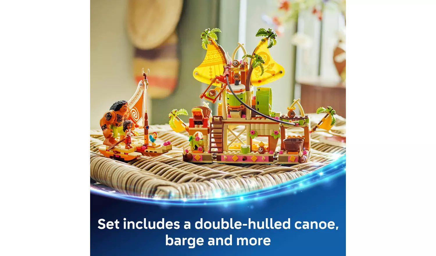 LEGO Disney Moana 2 Kakamora Barge Building Toy Set 43258