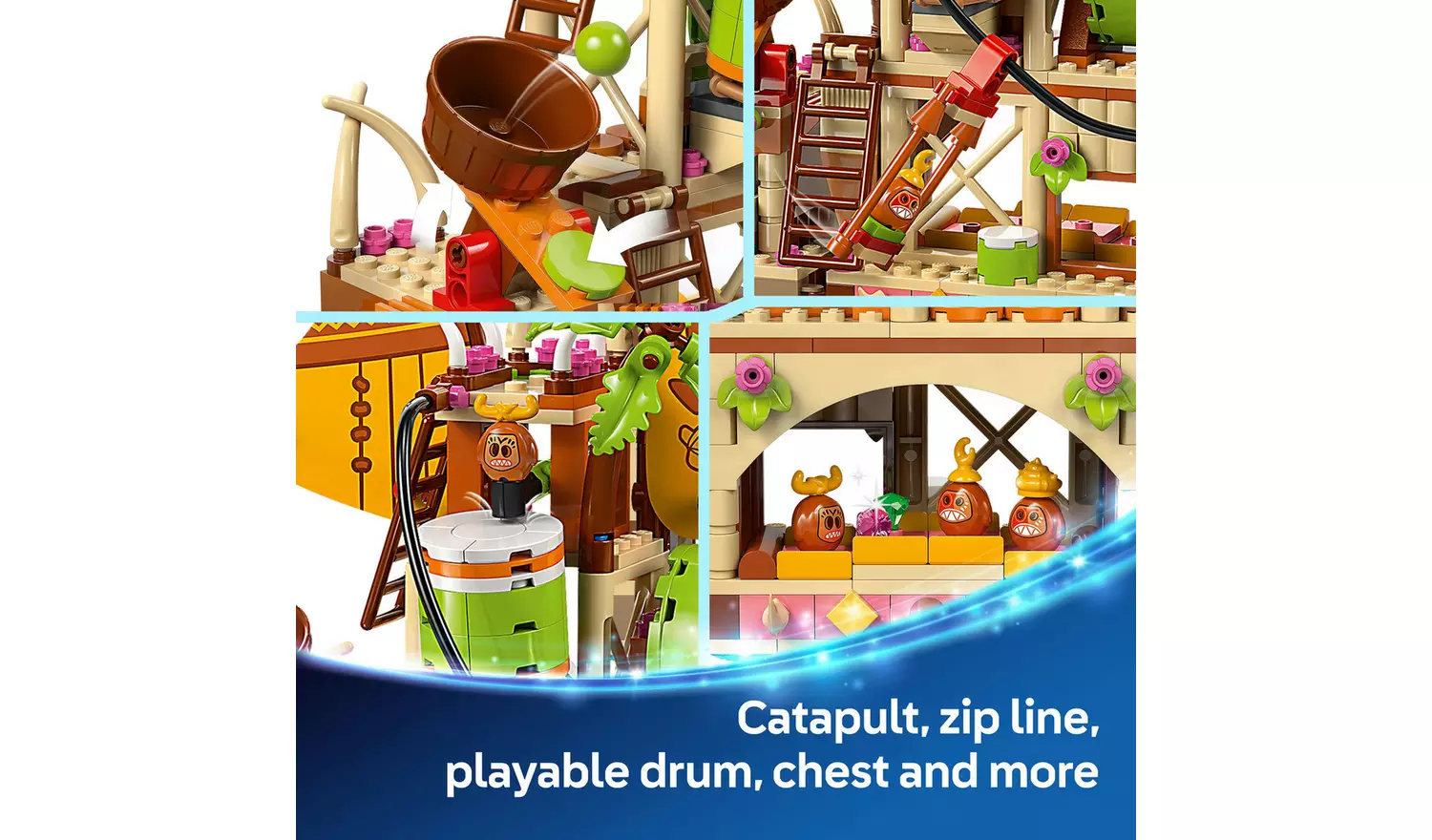 LEGO Disney Moana 2 Kakamora Barge Building Toy Set 43258