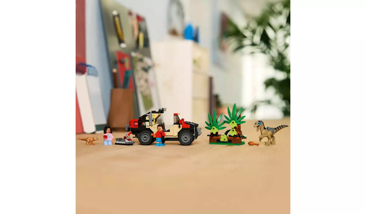 LEGO Jurassic World Raptor Off-Road Escape Dino Toy 76972