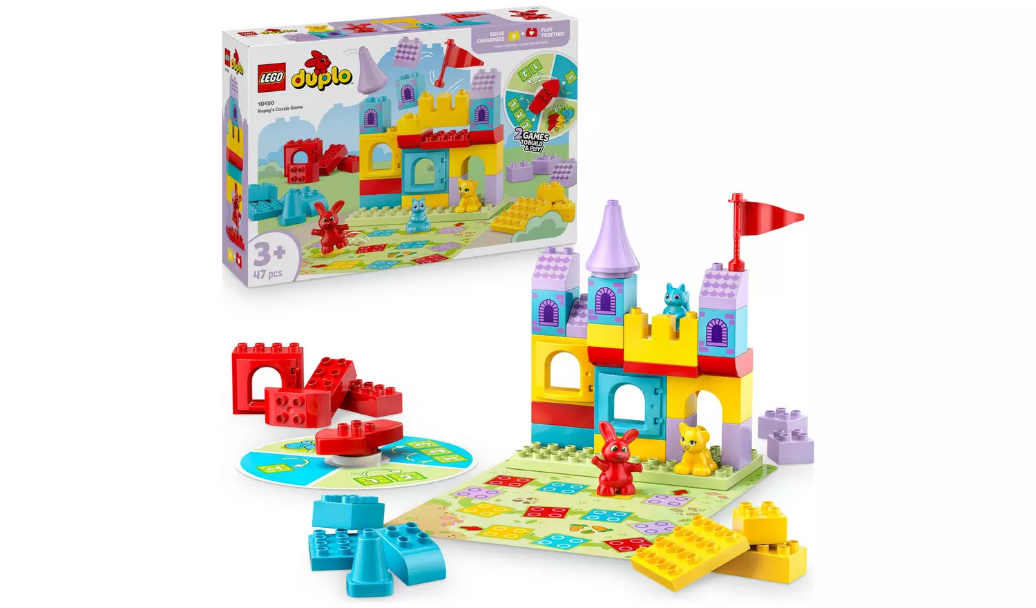 LEGO DUPLO Hopsy's Castle Game Toy with Animal Figures 10450