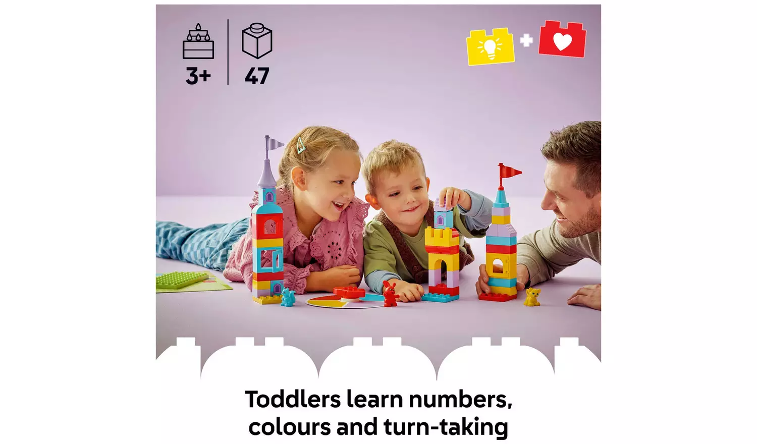 LEGO DUPLO Hopsy's Castle Game Toy with Animal Figures 10450