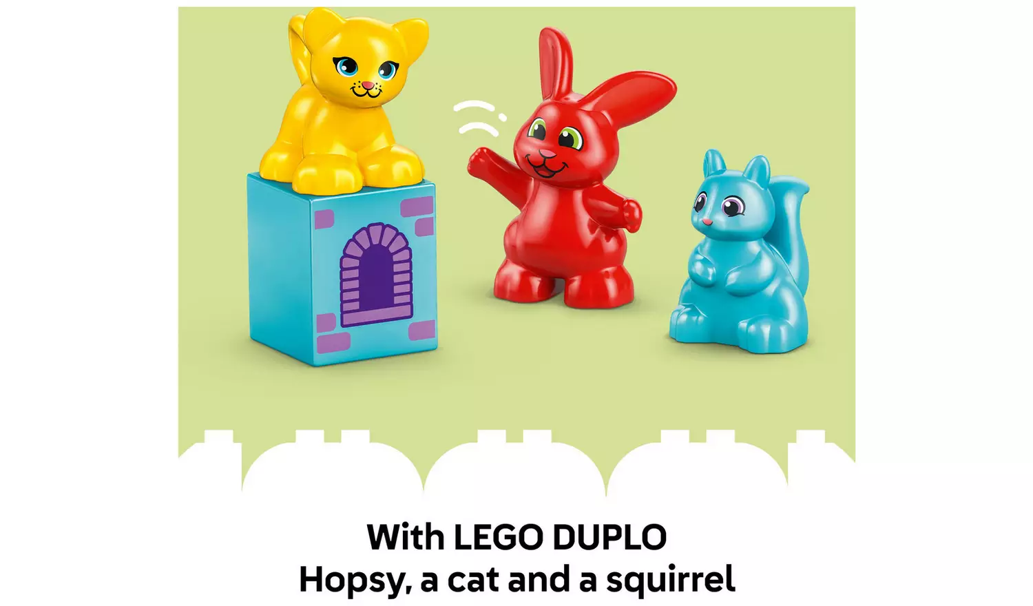 LEGO DUPLO Hopsy's Castle Game Toy with Animal Figures 10450