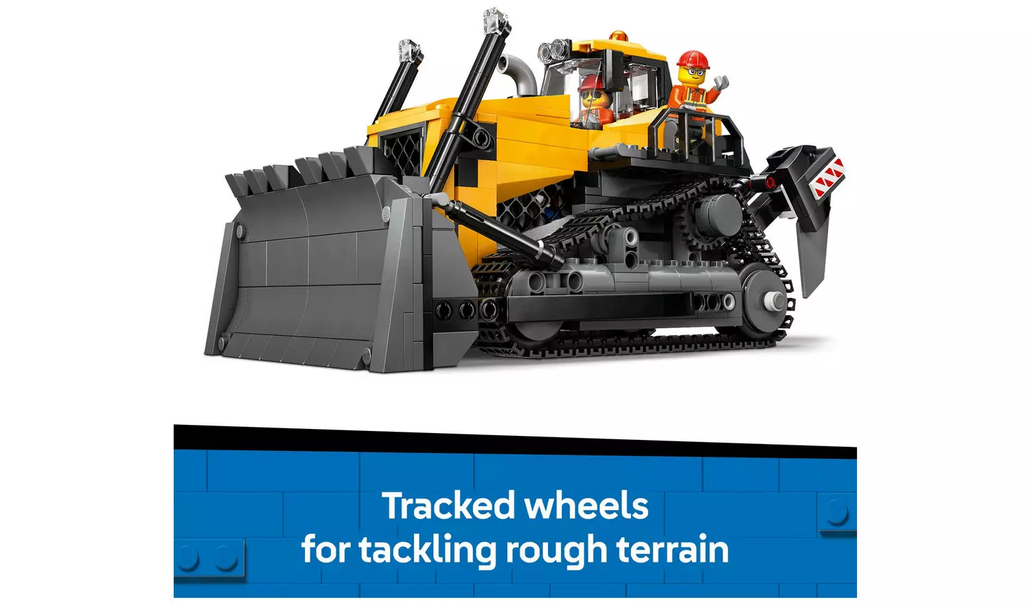 LEGO City Yellow Bulldozer Construction Vehicle Toy 60466