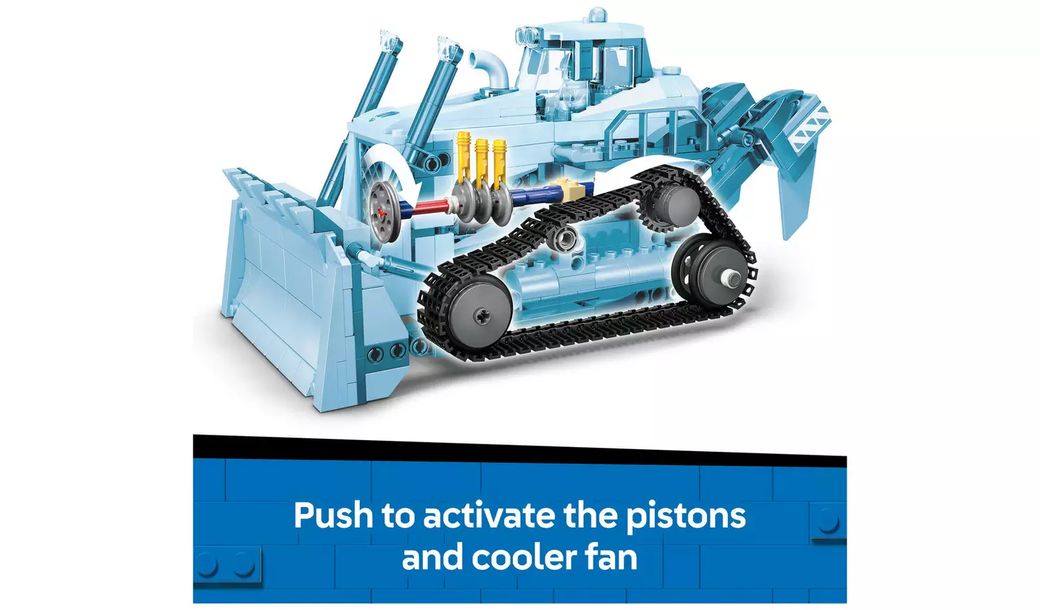 LEGO City Yellow Bulldozer Construction Vehicle Toy 60466