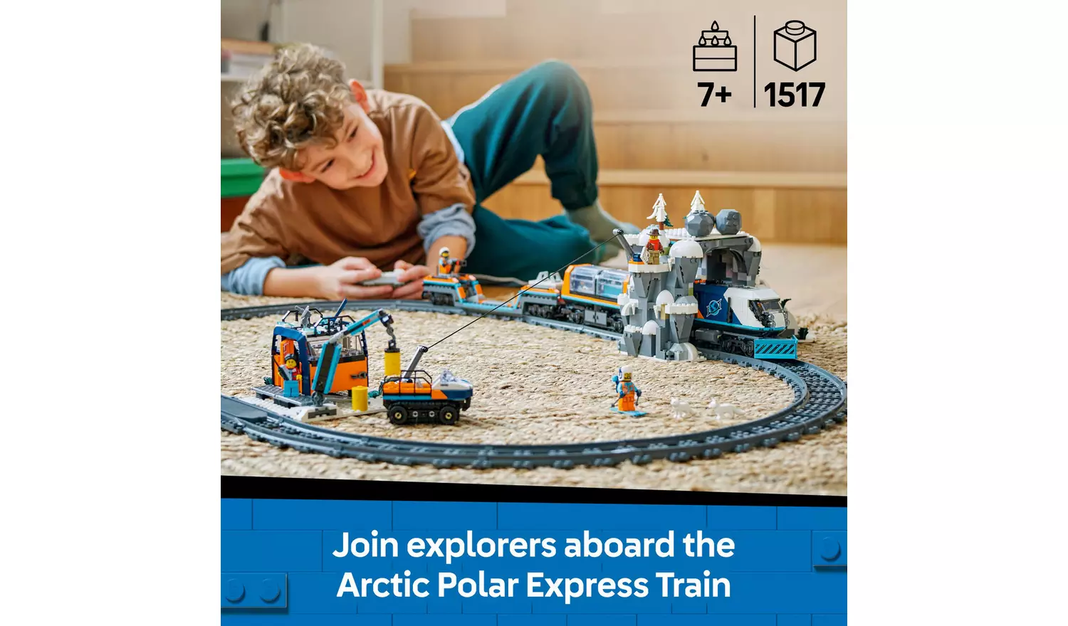LEGO City Explorers' Arctic Polar Express Train Set 60470
